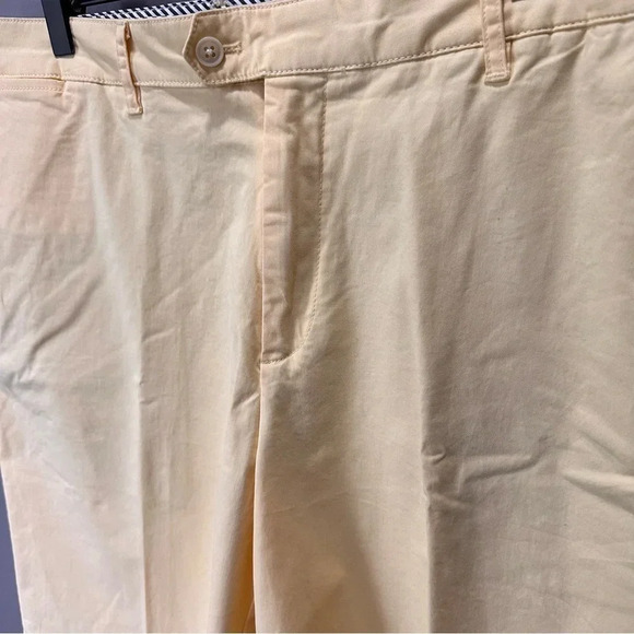 SOUTHER PINES BUTTER YELLOW FLAT FRONT SHORTS GOLF CASUAL BEACH 38W - Picture 4 of 4